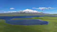 Bitlis'in doğal güzelliği havadan görüntülendi: Süphan Dağı ile Cil Gölü