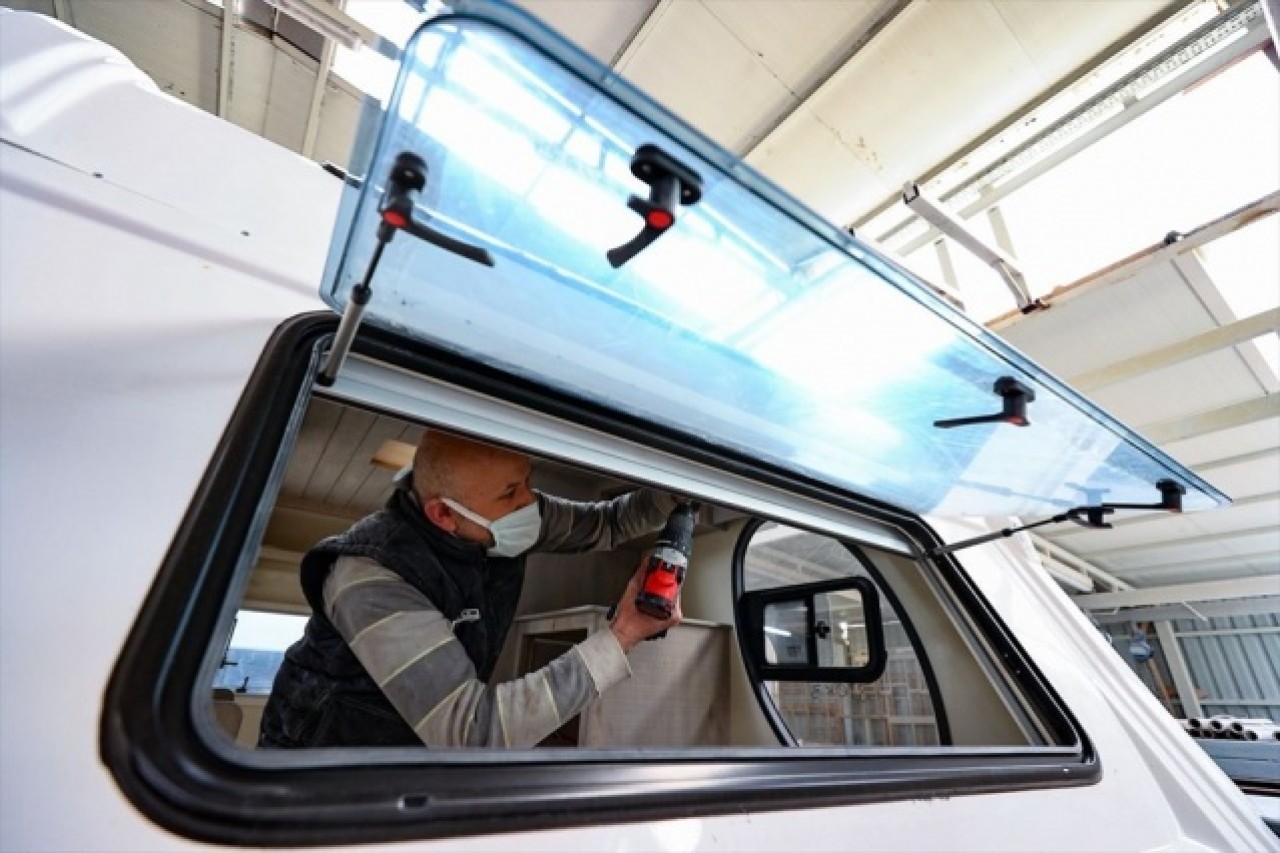 Tatilcilerin yeni gözdesi karavanda üreticiler talebe yetişemiyor 8