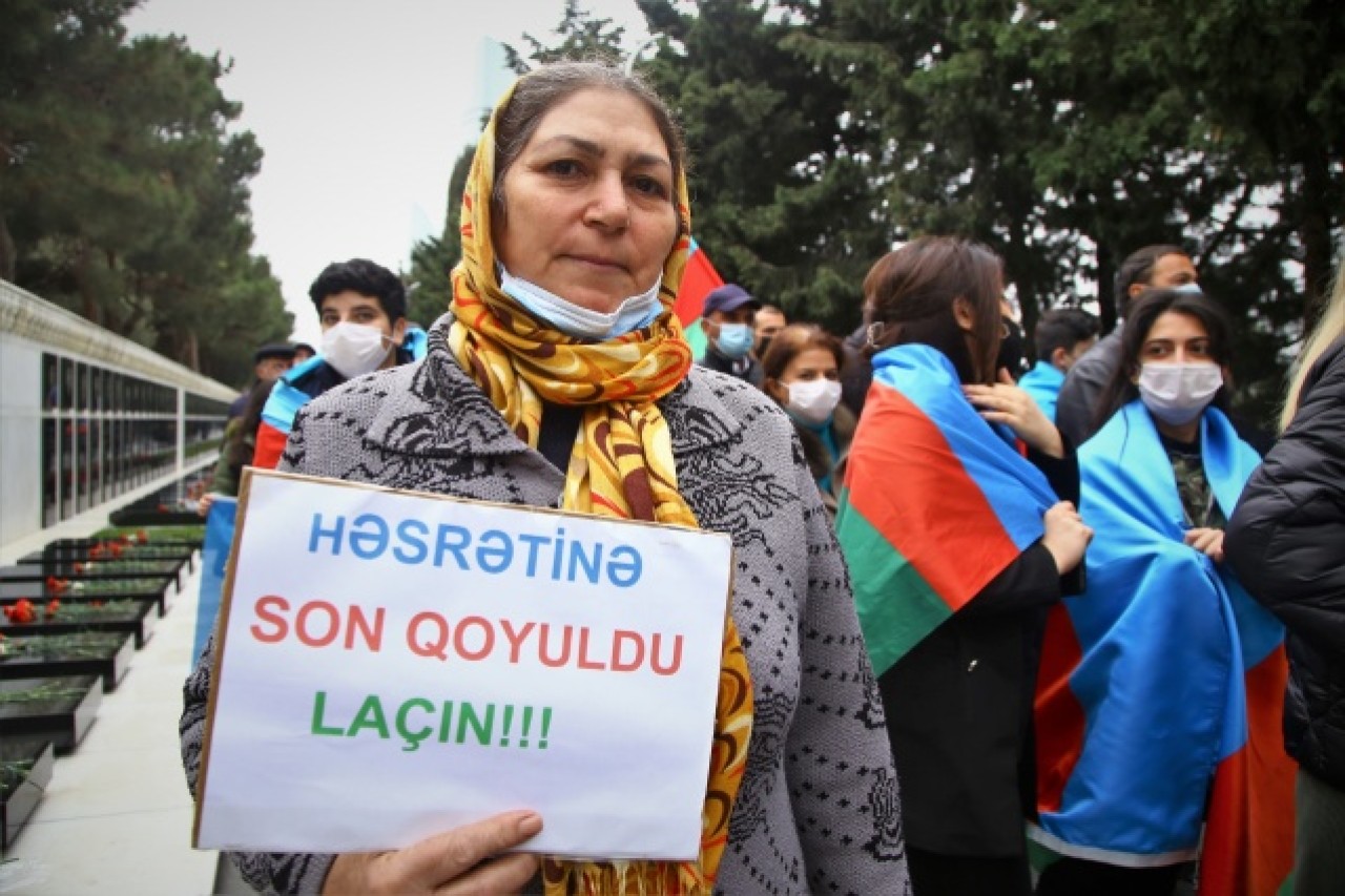 Azerbaycanlılar,  Laçın'ın işgalden kurtuluşunu kutluyor 18