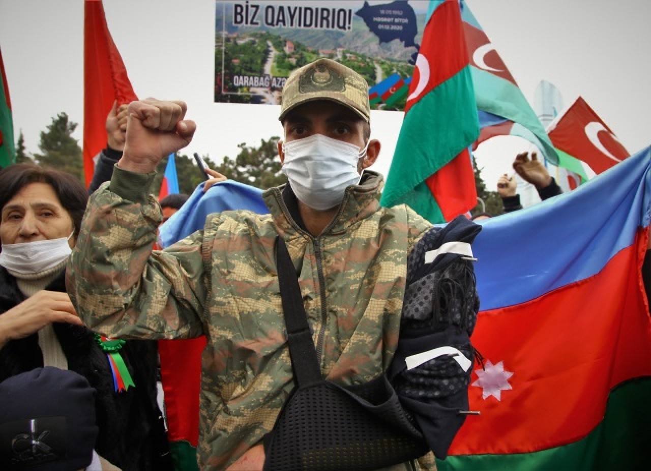 Azerbaycanlılar,  Laçın'ın işgalden kurtuluşunu kutluyor 11