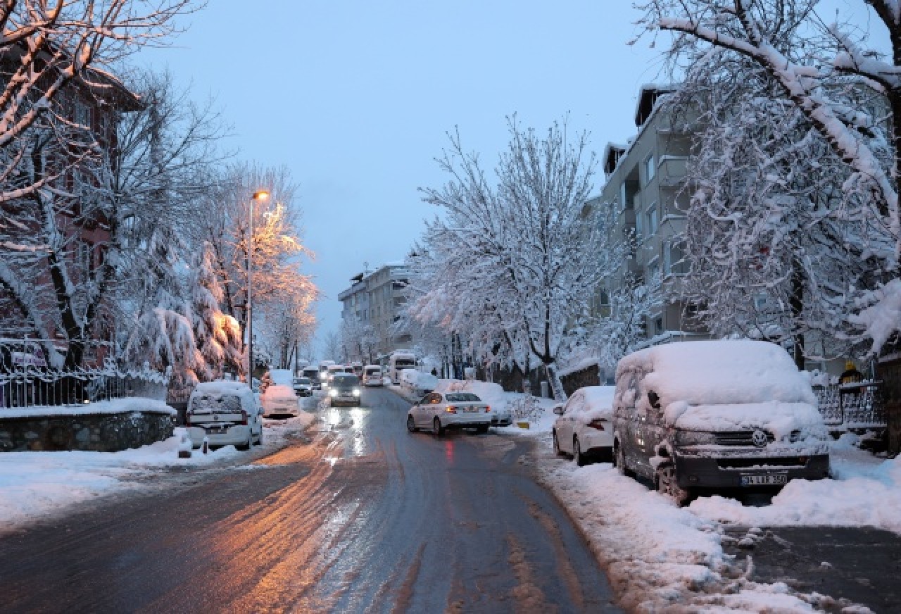 İstanbul beyaza büründü 2