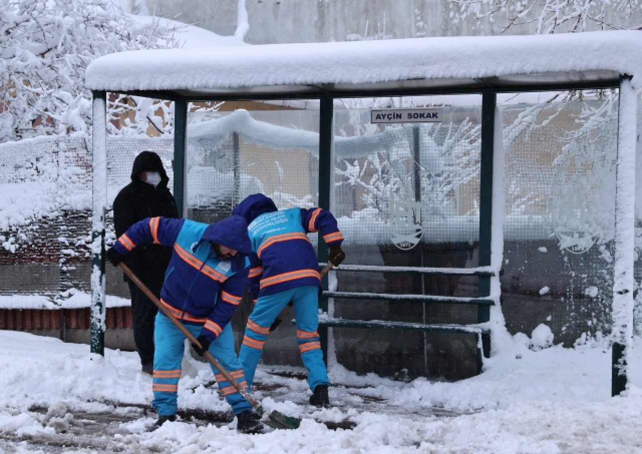 İstanbul beyaza büründü 8