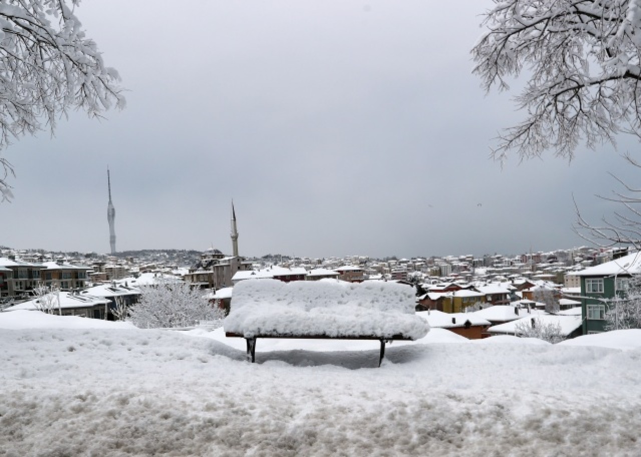 İstanbul beyaza büründü 7