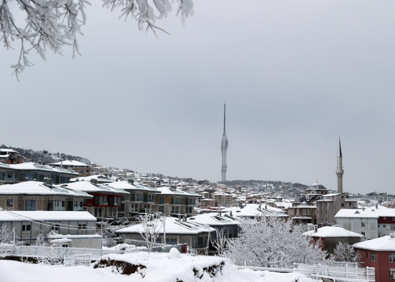 İstanbul beyaza büründü 9