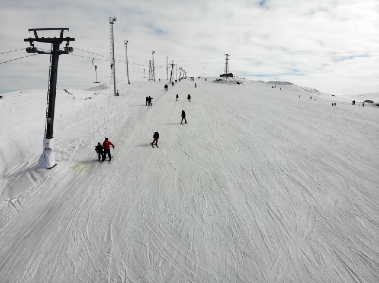 Küpkıran Kayak Merkezi'nde gece kayak keyfi 4