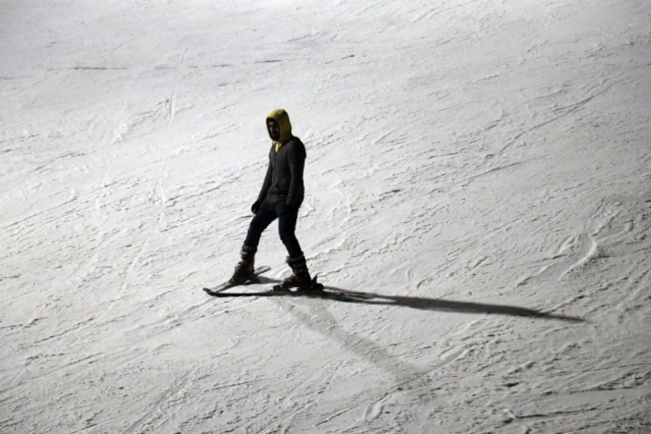 Küpkıran Kayak Merkezi'nde gece kayak keyfi 17