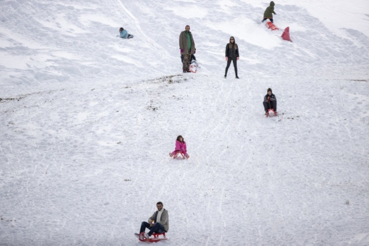 Antalya Saklıkent'te kayak keyfi yaşanıyor 16