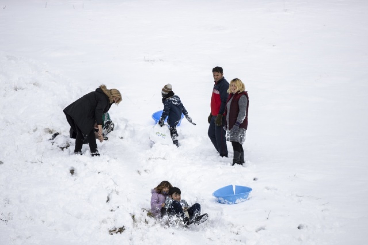 Antalya Saklıkent'te kayak keyfi yaşanıyor 4