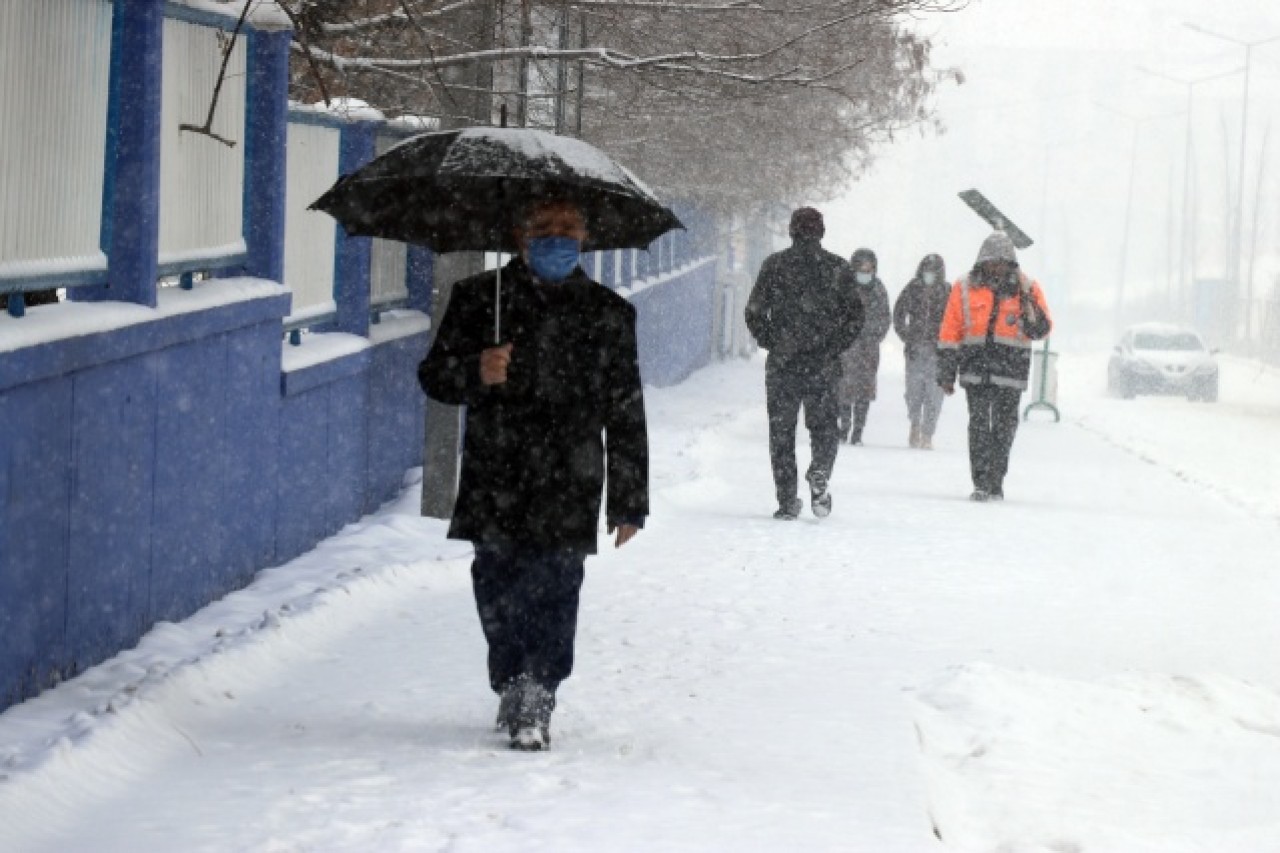 Doğu Anadolu yeniden beyaza büründü 2