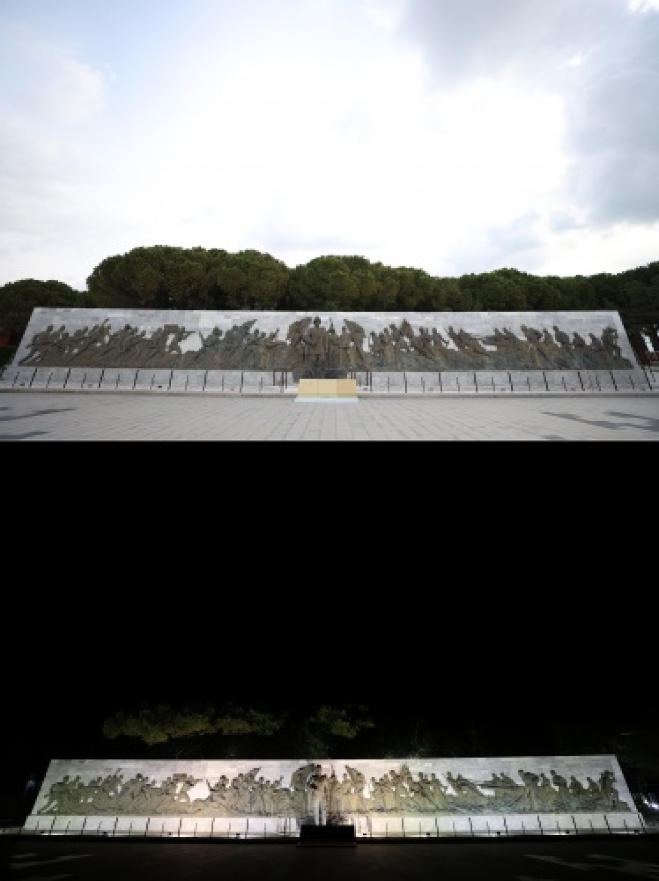 Çanakkale Şehitler Abidesi'nde gece-gündüz aynı karede 6