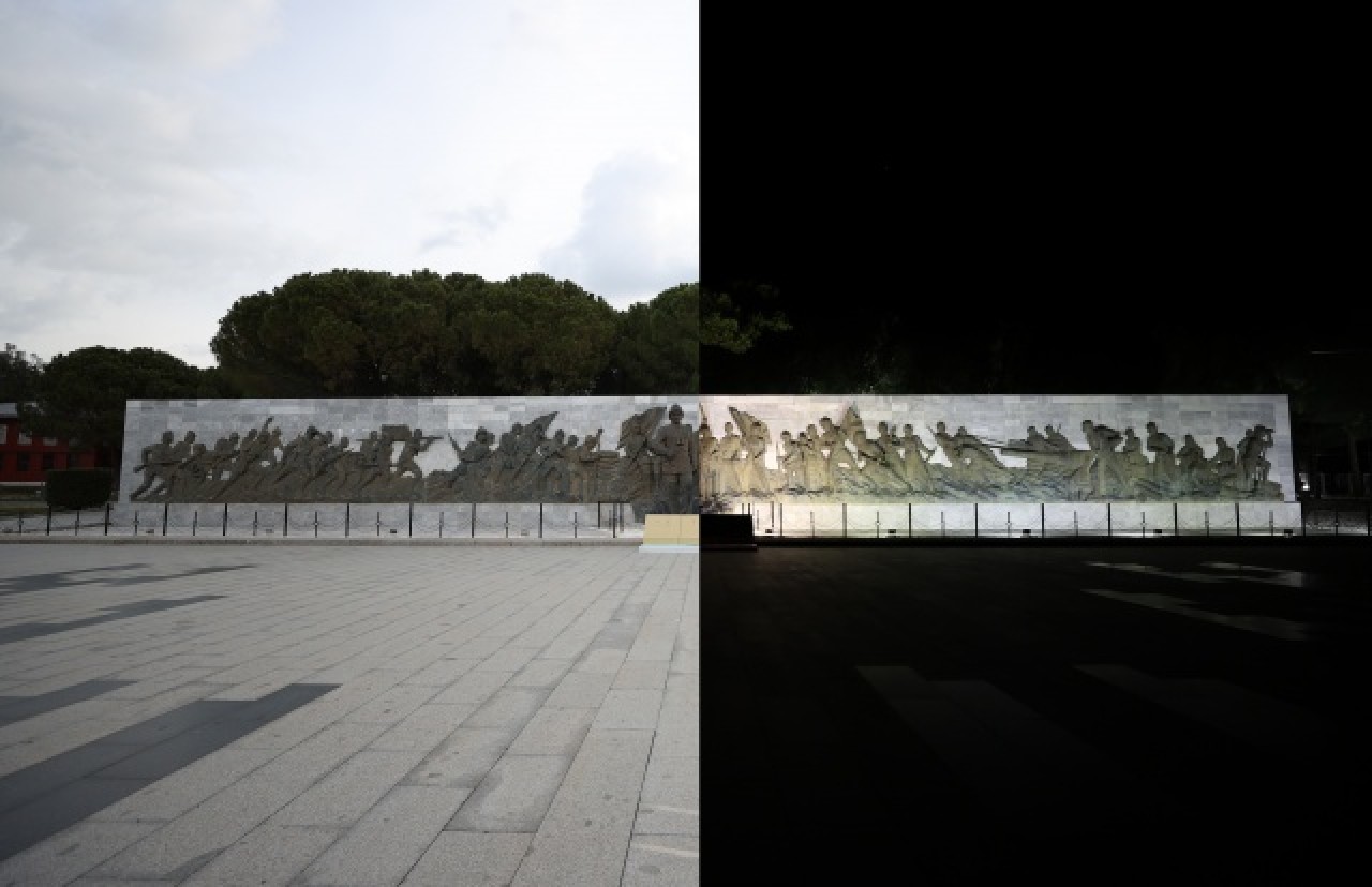 Çanakkale Şehitler Abidesi'nde gece-gündüz aynı karede 5