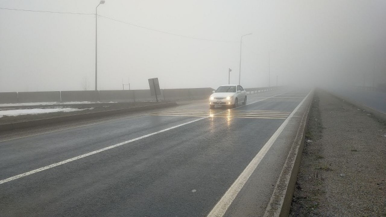 Bolu Dağı'nda sis ve yağmur 2