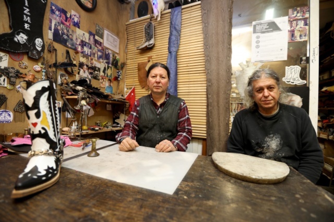 Beyoğlu'ndan Hollywood'a el yapımı kovboy çizmesi 9