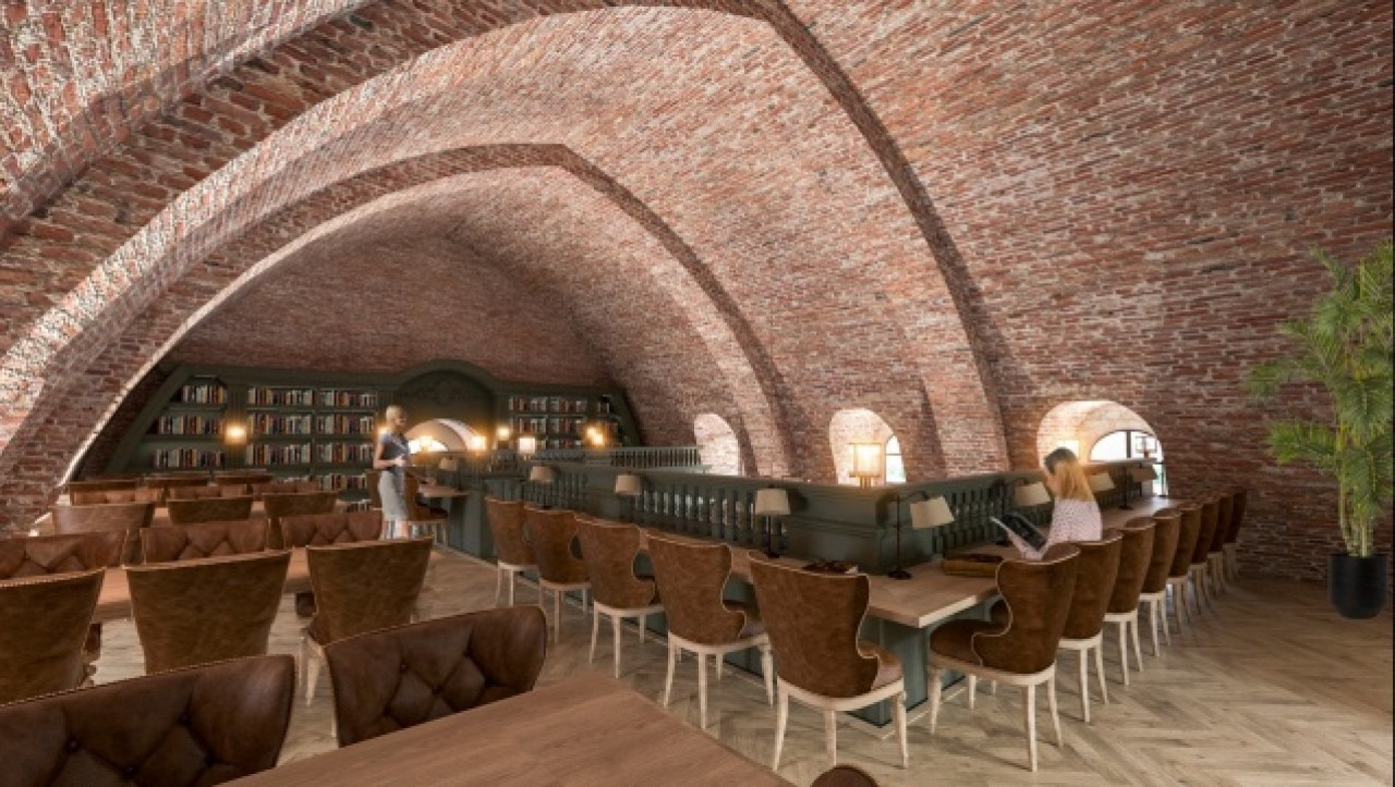 Tarihi Esgher Sinagogu restore edilerek kütüphane oluyor 4