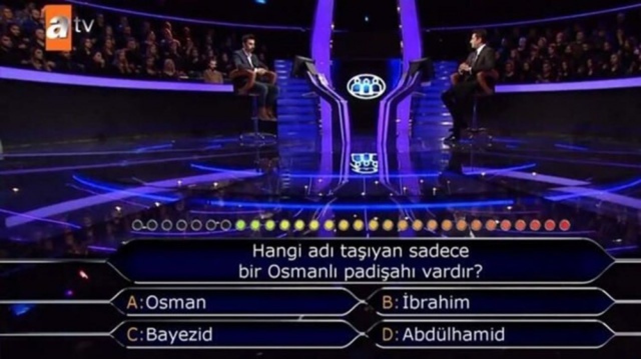 Bu soru Kim Milyoner Olmak İster'e damga vurdu! 4