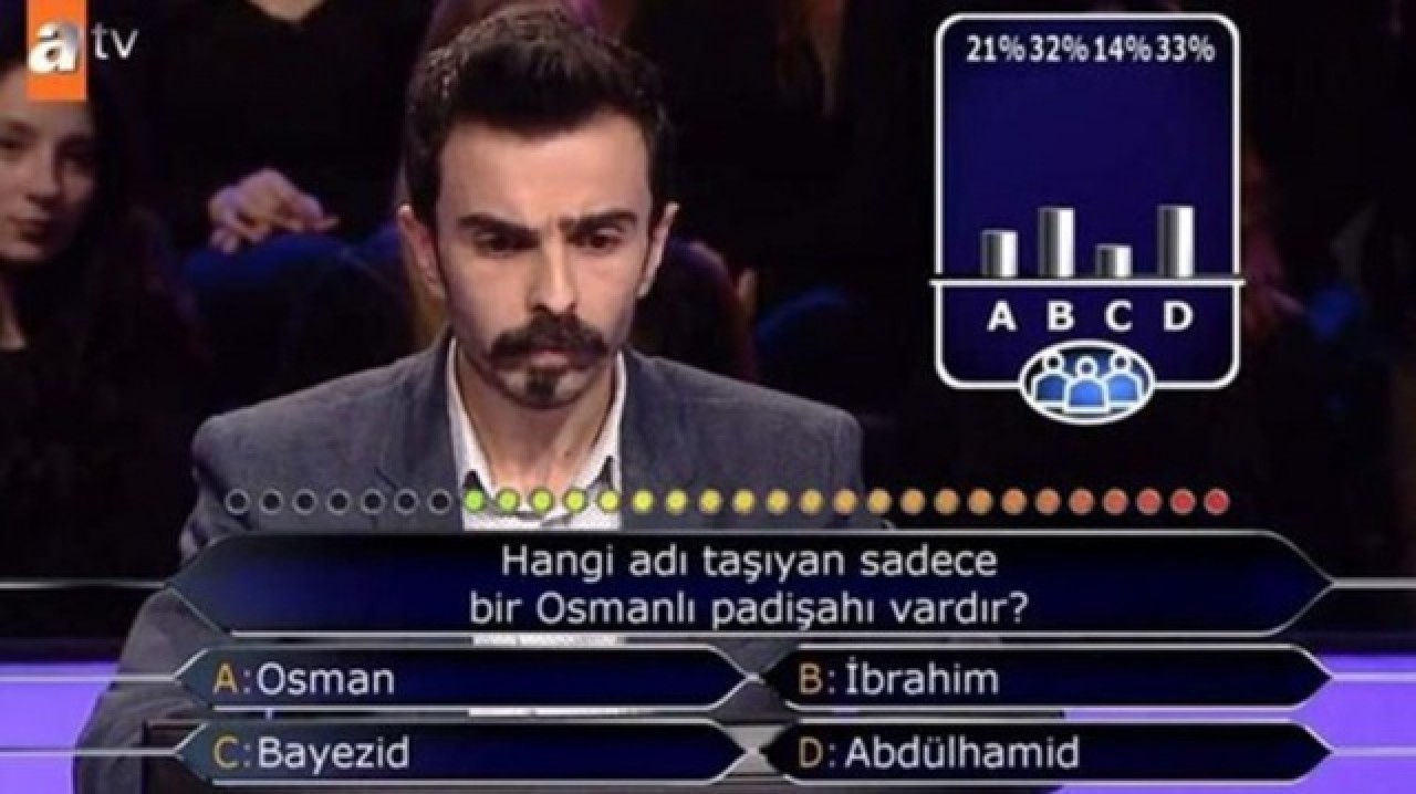 Bu soru Kim Milyoner Olmak İster'e damga vurdu! 3