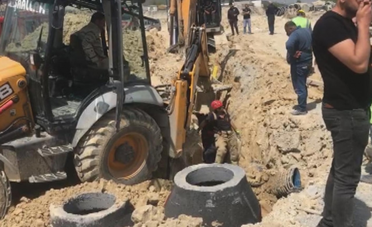 Başakşehir'de inşaatta göçük