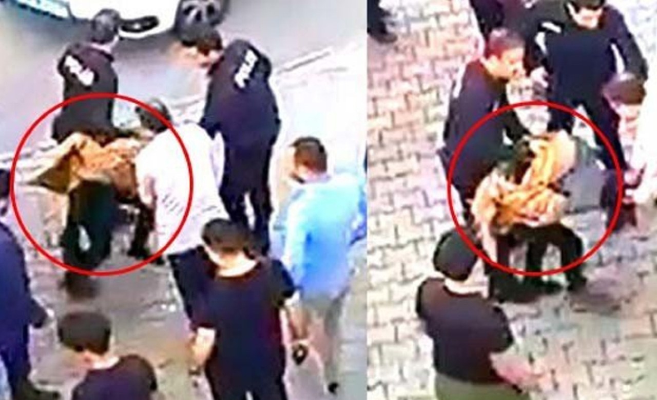 Çocuk çığlık attı,  mahalleli 'tacizci'yi yakalayıp tekme tokat dövdü!