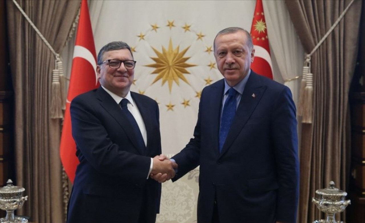 Cumhurbaşkanı Erdoğan Barroso'yu kabul etti