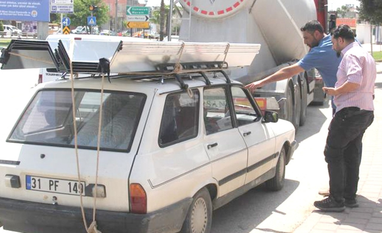 Hava sıcak diye camı açık bırakınca...