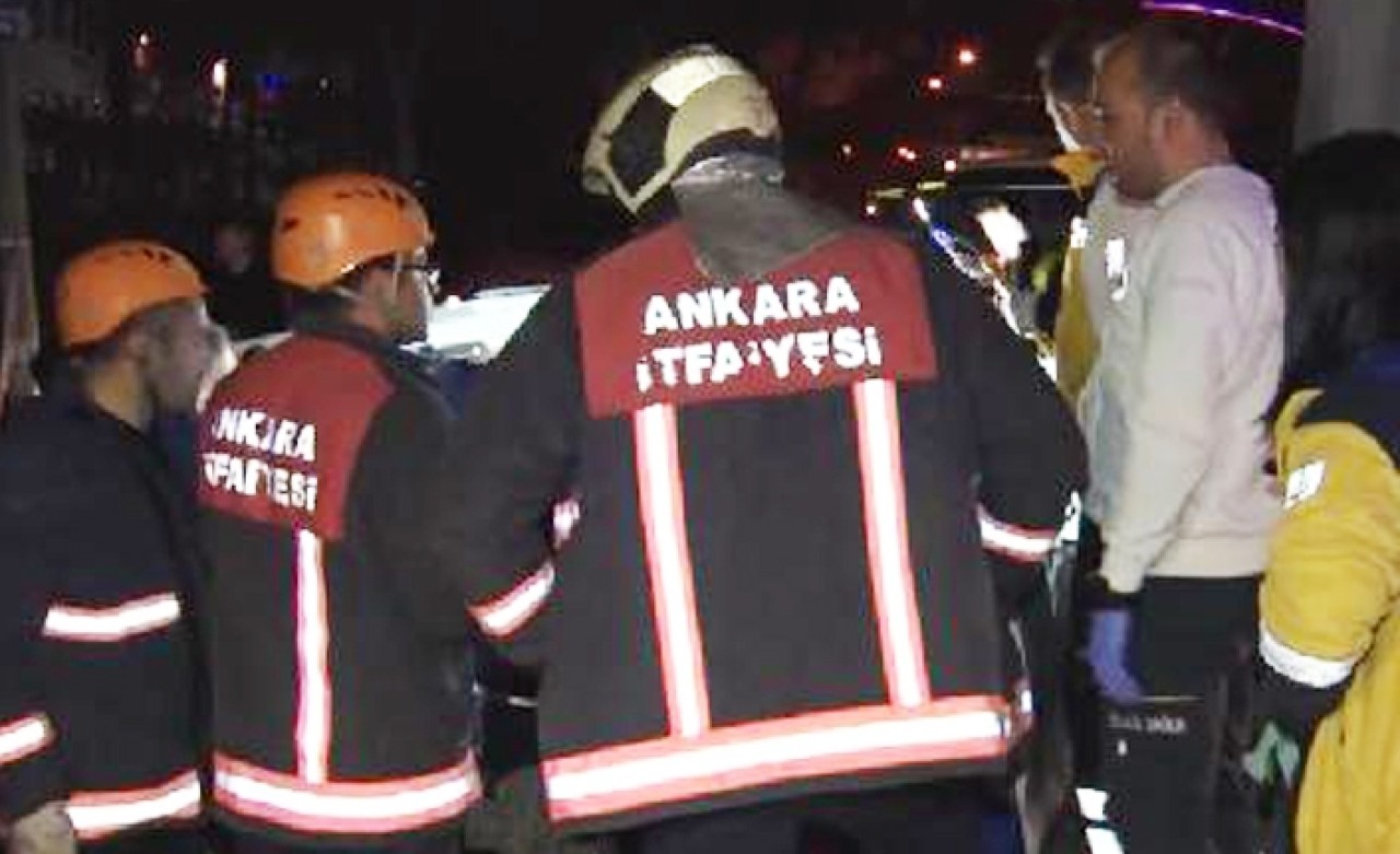 Sıkıştığı yerden 2 saatte kurtarıldı