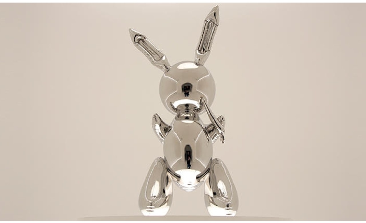 ABD'li heykeltraş Jeff Koons'un 'Tavşan' heykeli rekor fiyata satıldı