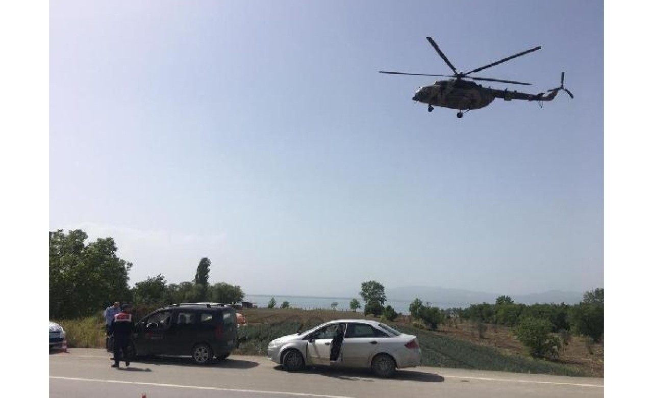 Bursa'da trafik,  havadan denetlendi