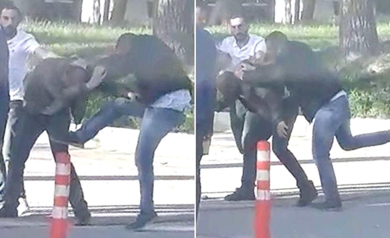 Genç kızın çığlığına koştular! Üniversiteliler tekme tokat dövdü