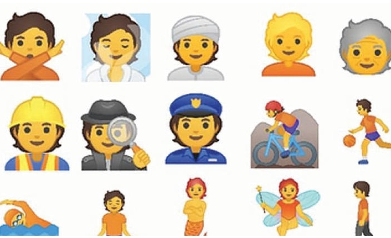 Google'dan cinsiyetsiz emoji keşfi