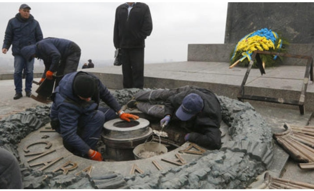 Kiev'de İkinci Dünya Savaşı'ndan kalma 29 adet top mermisi bulundu