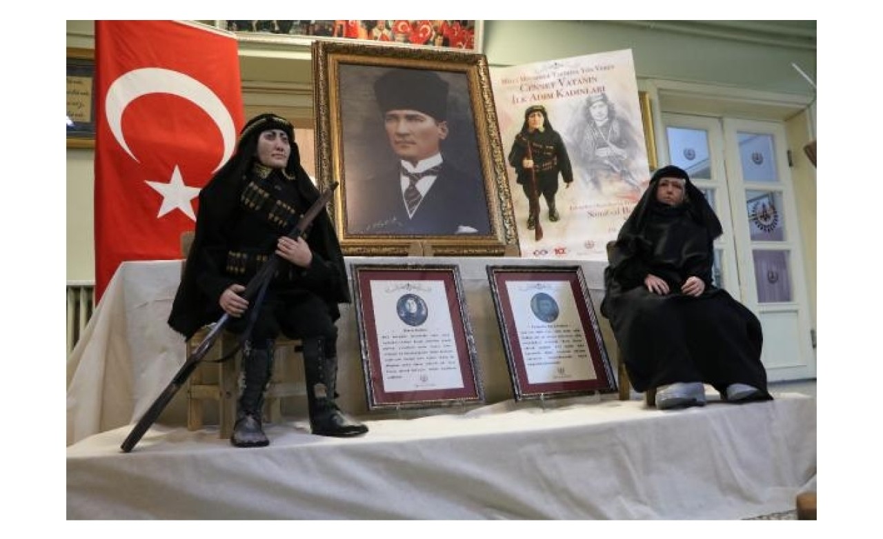 Kurtuluş Savaşı kadınlarının heykelleri yapıldı