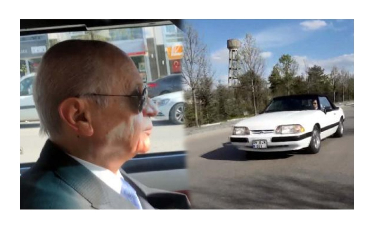 MHP Lideri Devlet Bahçeli'den klasik otomobiliyle Ankara turu