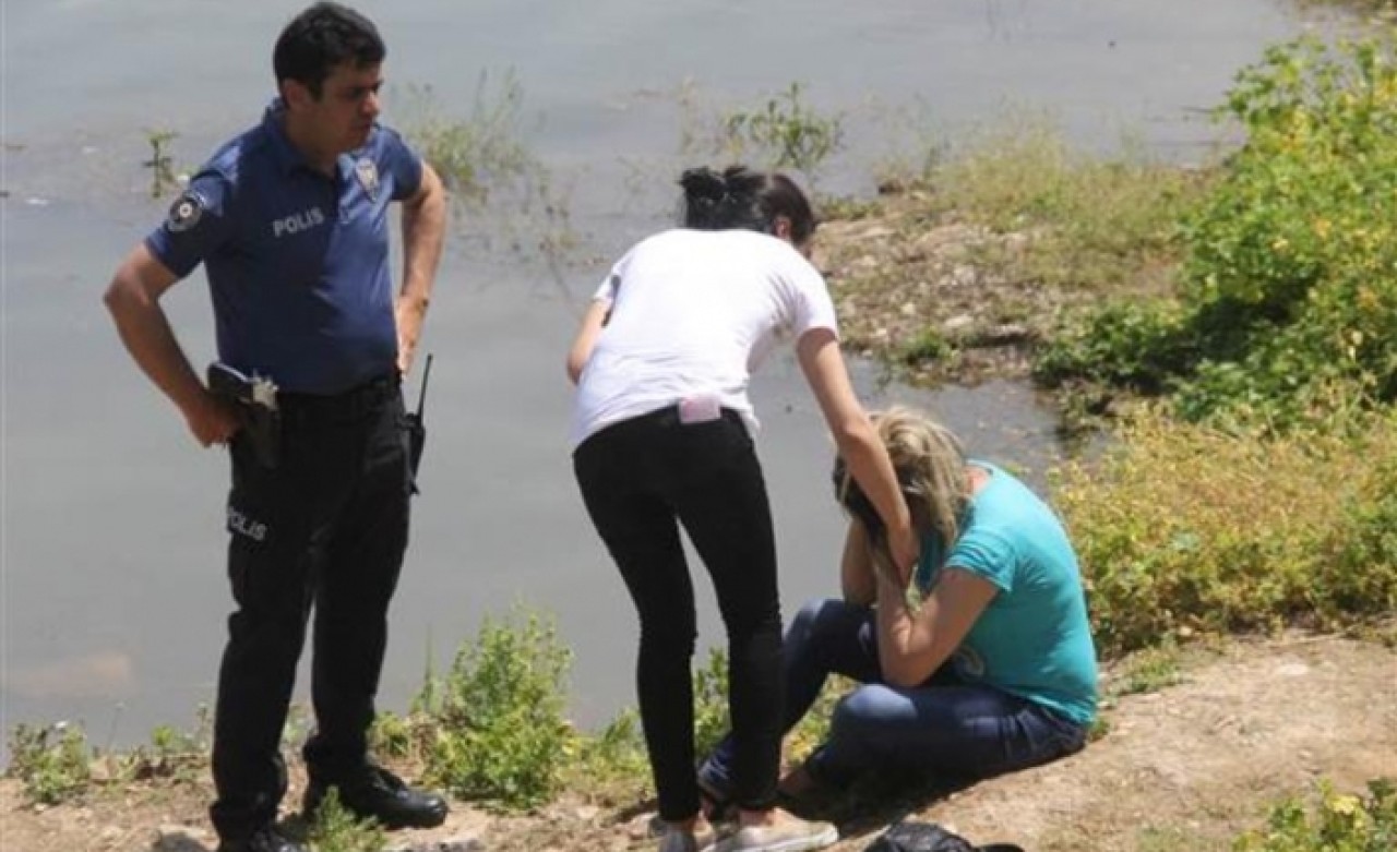 Nişanlısına tartışan kadın kendini göle attı