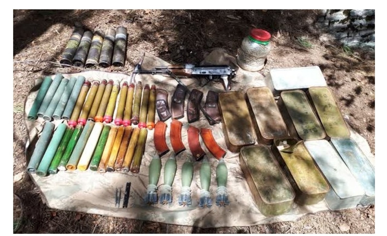 Osmaniye'de PKK'ya ait mühimmat deposu bulundu