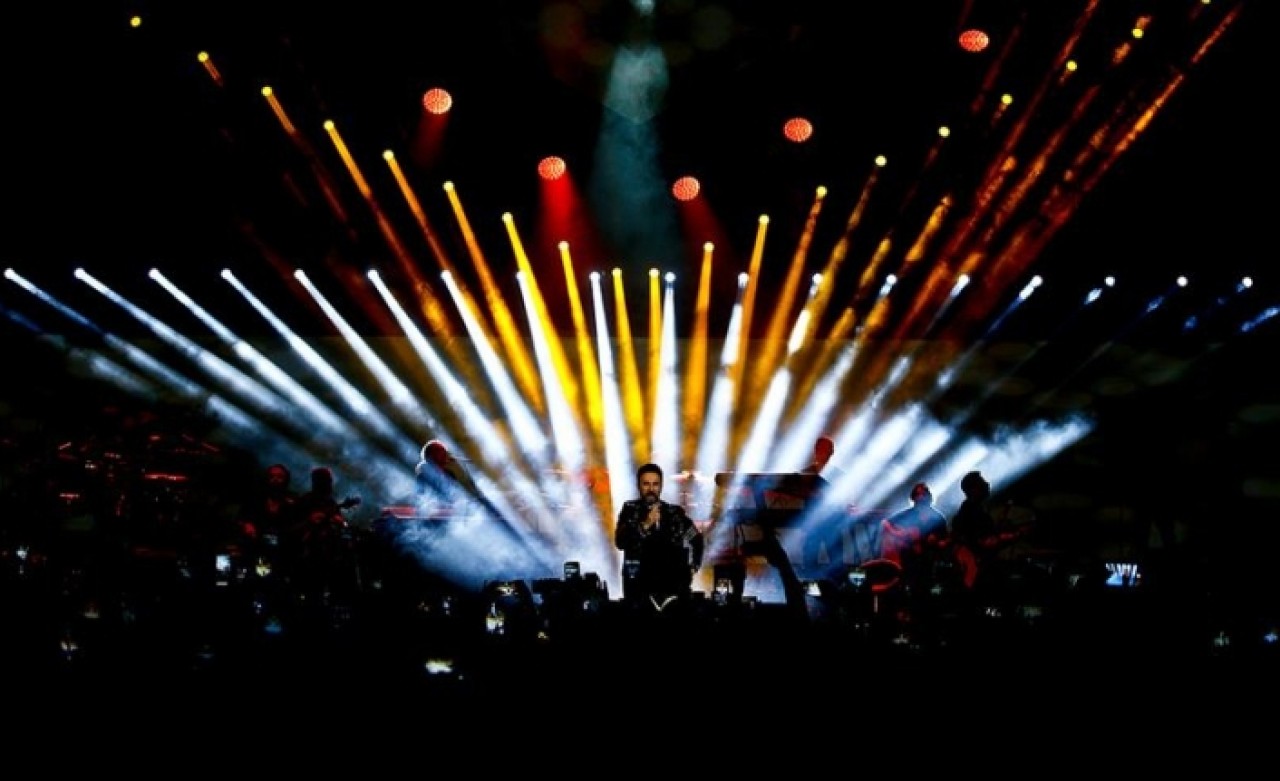 Tarkan Moskova'da konser verdi