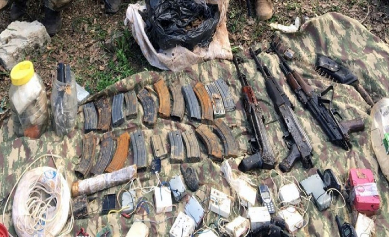 Teröristlerce kullanılan 3 kamp alanı imha edildi