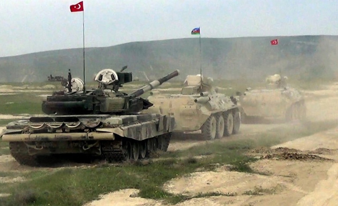 Türkiye ve Azerbaycan ordusundan ortak askeri tatbikat