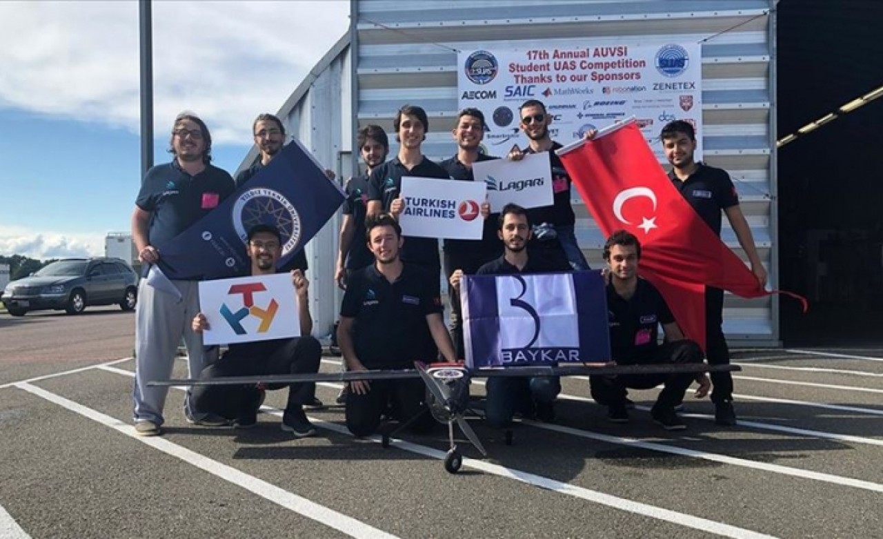 ABD'deki İHA yarışmasında YTÜ üçüncü oldu