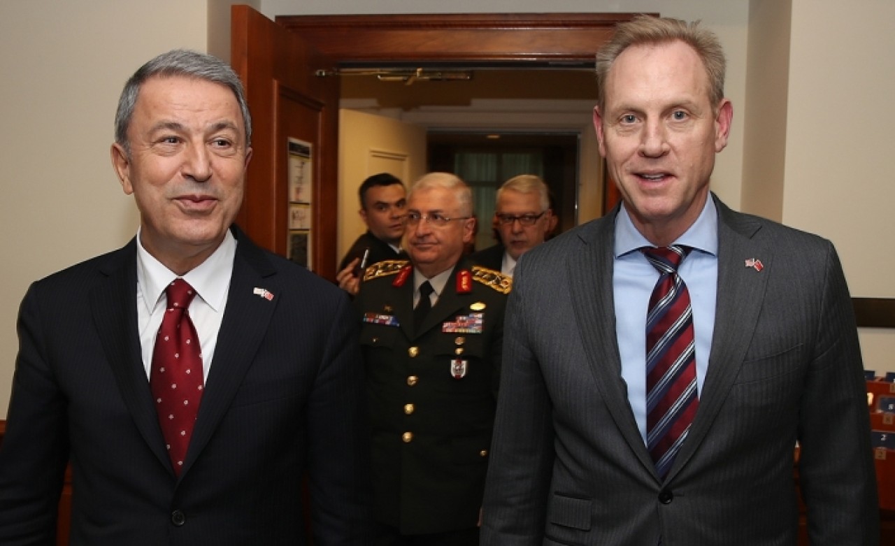 Akar,  ABD Savunma Bakan Vekili Shanahan ile görüştü