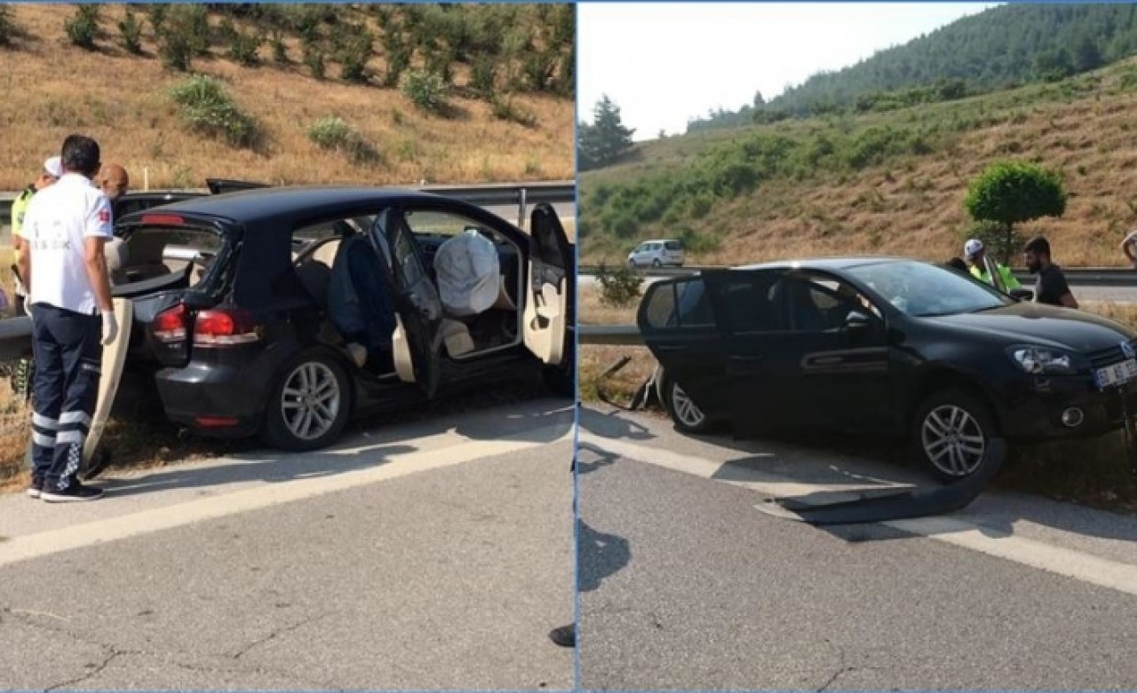 Askerlerin bulunduğu otomobil kaza yaptı: 2 ölü,  1 yaralı