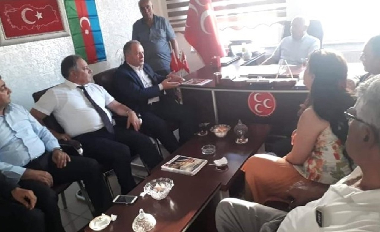 Azerbaycan Heyetinden MHP'ye ziyaret