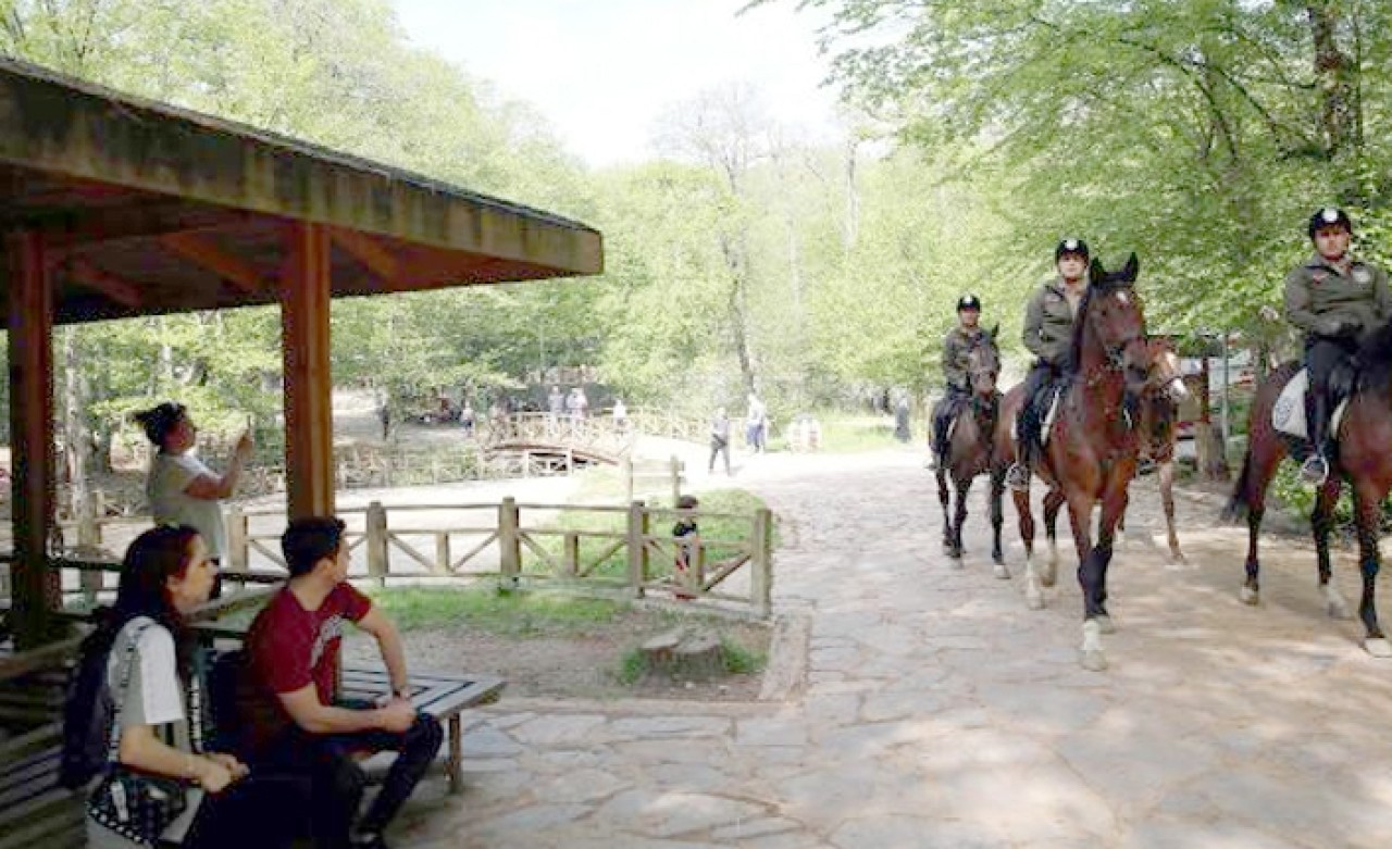 Belgrad Ormanı'na atlı koruma