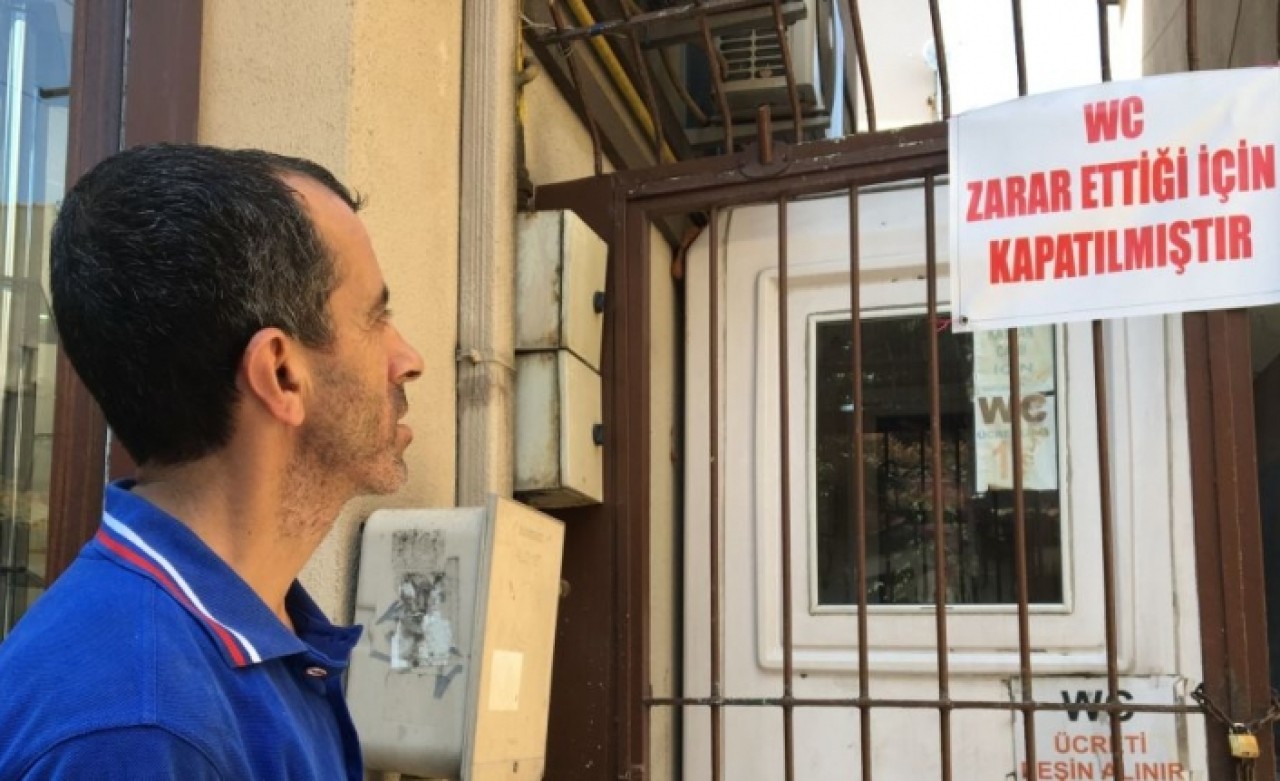 Bursa'da umumi tuvalet 'iflas etti'