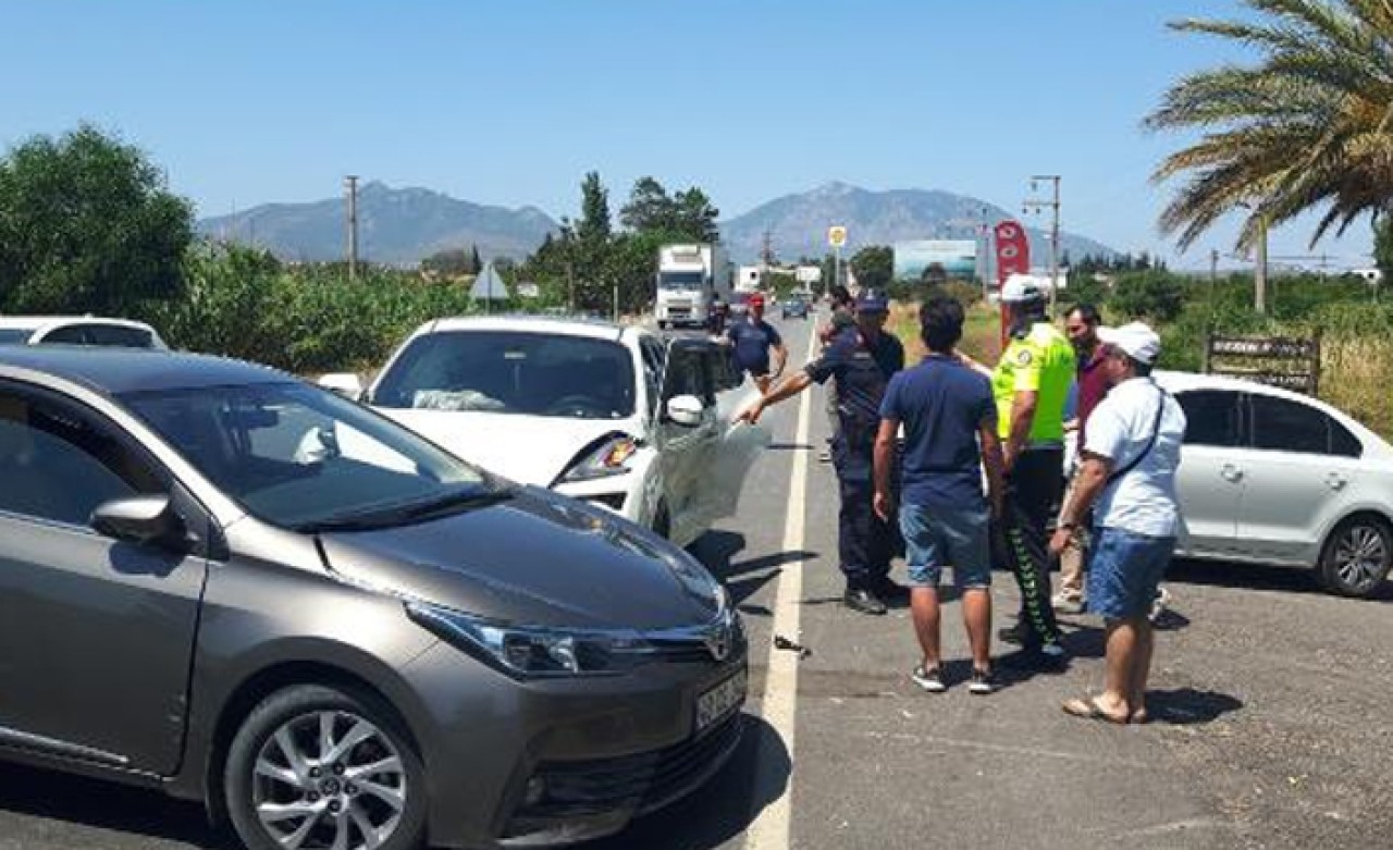 Datça'da zincirleme trafik kazası