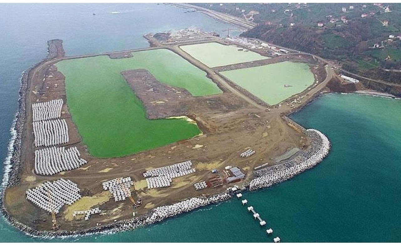 Denize ikinci havalimanında çalışmalar tam gaz sürüyor