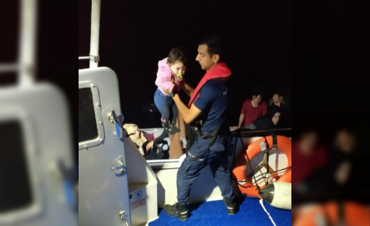 Didim ve Söke'de lastik botlarda 131 kaçak yakalandı