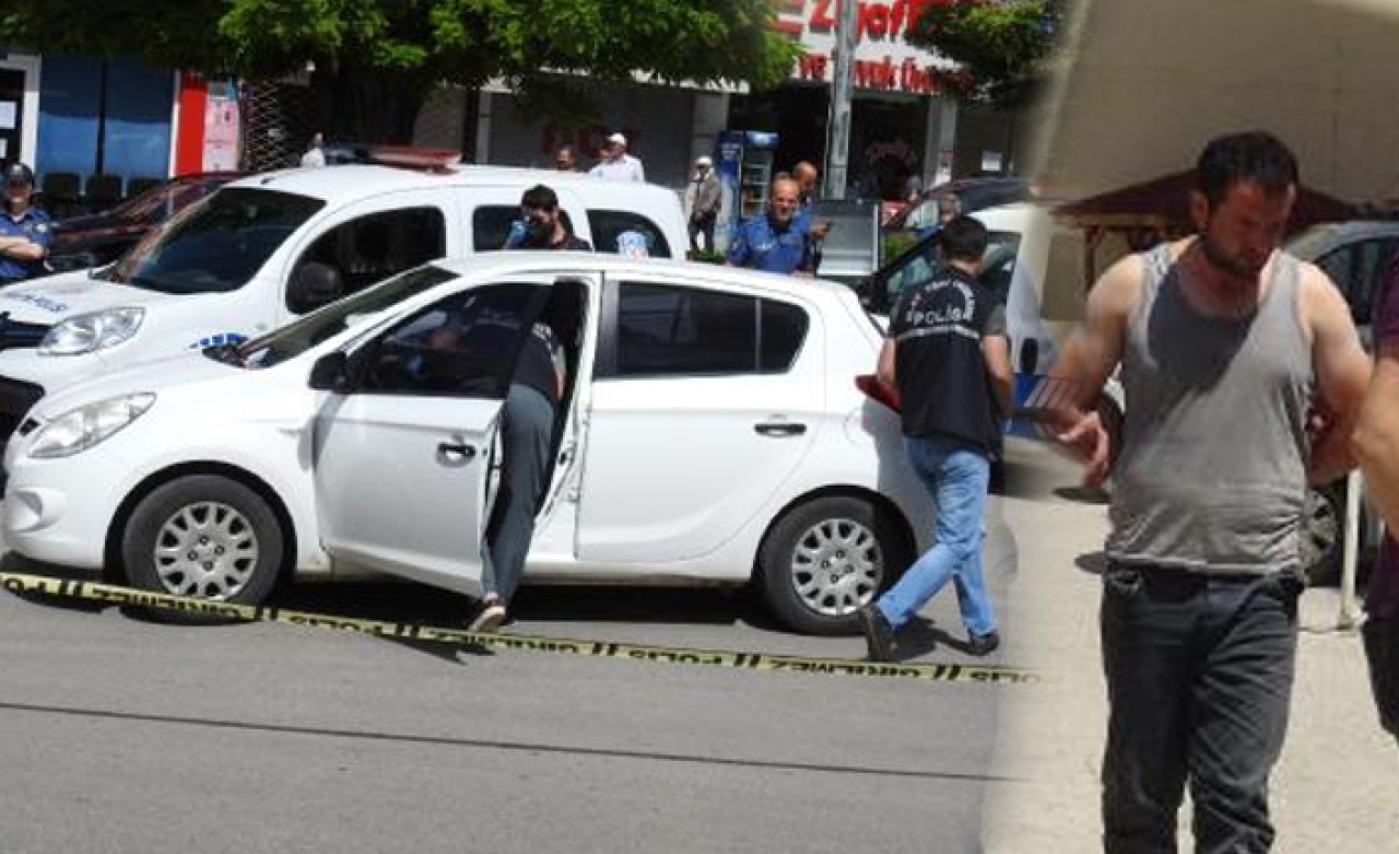 Eşini öldürdü,  sürükleyerek otomobile koyup kaçtı!