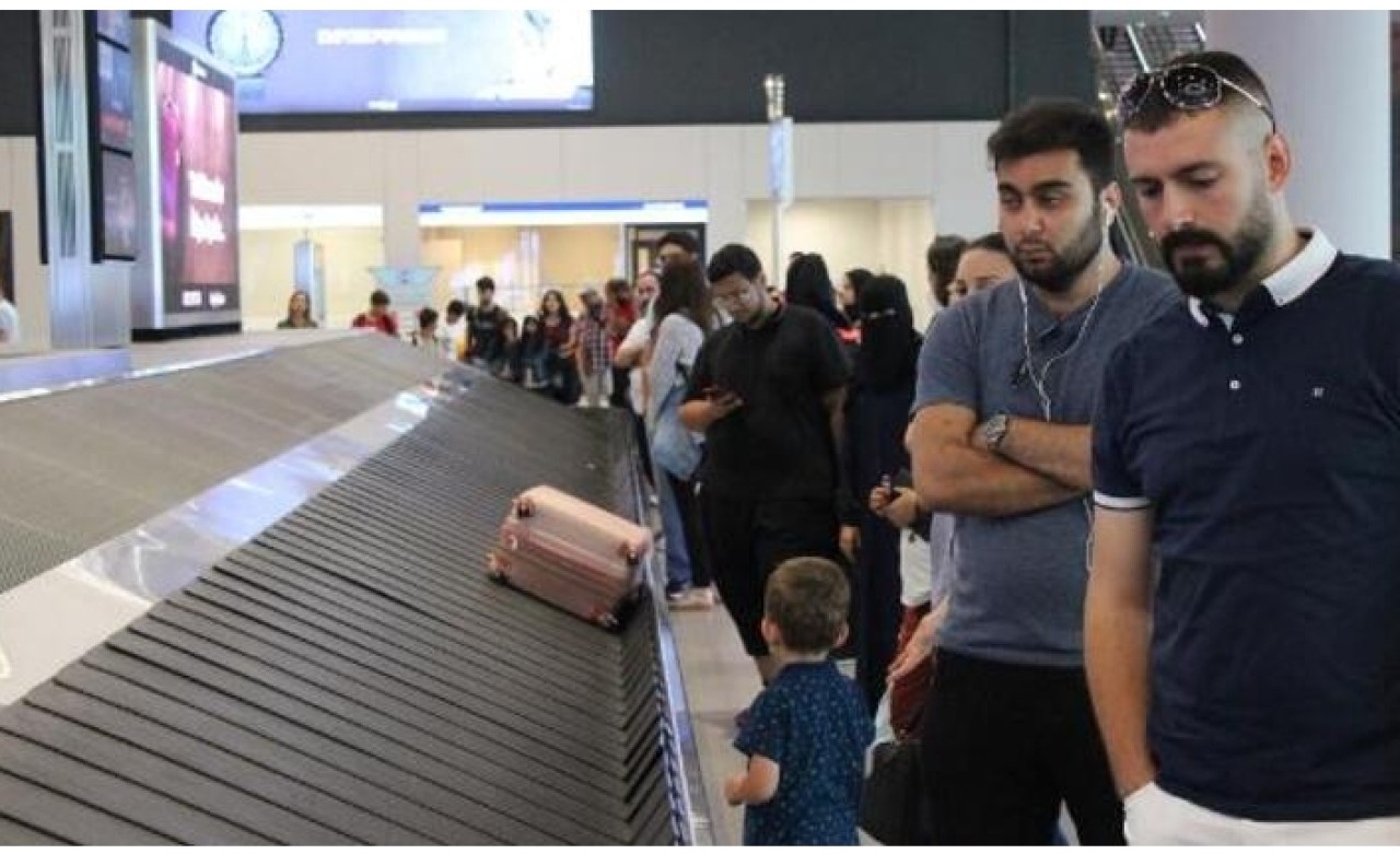 İstanbul Havalimanı'nda seçim yoğunluğu