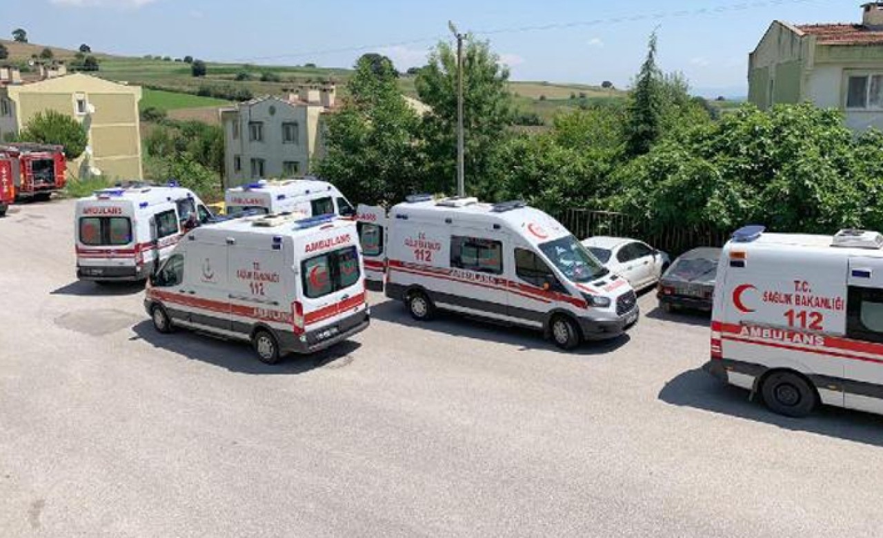 Komşularına kızıp bodrumu ateşe verdi!