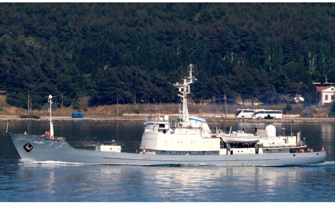 Rus istihbarat gemisi 'Kildin' Akdeniz'e iniyor